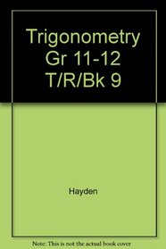 Trigonometry: Teacher's Resource Book