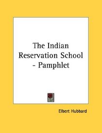 The Indian Reservation School - Pamphlet