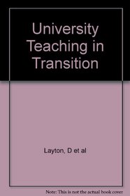 University teaching in transition,
