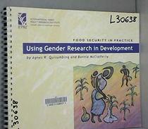 Food Security in Practice: Using Gender Research in Development