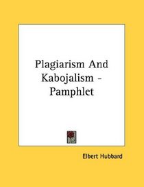 Plagiarism And Kabojalism - Pamphlet