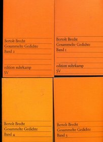 Gesammelte Gedichte: [in 4 Bd.] (Edition Suhrkamp ; 835-838) (German Edition)