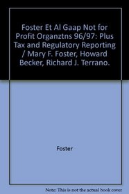 Gaap for Not for Profit Organizations, 1996-97