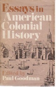Essays in American colonial history