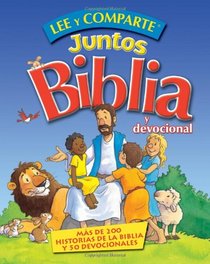 Lee y comparte juntos Biblia y Devocional: Ms de 200 historias bblicas y 50 devocionales (Spanish Edition)