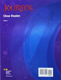 Journeys: Close Reader Grade 3