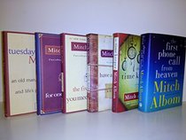 Mitch Albom's 6 Book Set (Tuesdays with Morrie, Have a Little Faith, for One More Day, Five People You Meet in Heaven, Time Keeper, First Phone Call From Heaven