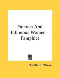 Famous And Infamous Women - Pamphlet