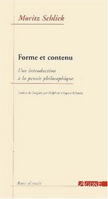 Formes et contenu (French Edition)