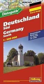 Hallwag International Deutschland Sud/Germany South: Distoguide