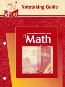 McDougal Littell Middle School Math: Notetaking Guide Course 1