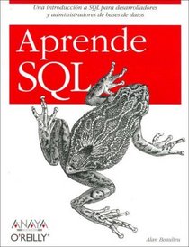 Aprende SQL/ Learning SQL (Spanish Edition)
