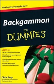 Backgammon For Dummies (For Dummies (Sports & Hobbies))