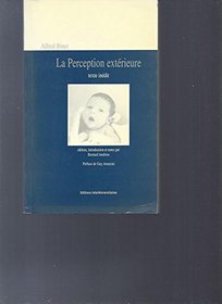 La perception exterieure: Texte inedit (Collection Reflexives) (French Edition)
