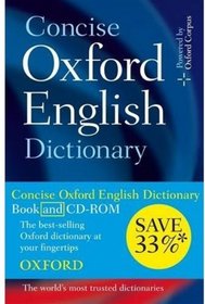 Concise Oxford English Dictionary: Dictionary and CD-ROM set, 11th edition, Revised