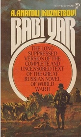 Babi Yar: A Document in the Form of a Novel