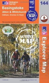 Os Active 144 Basingstoke Alton/Whitch (Explorer Map Active)
