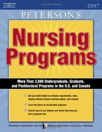 Nursing Programs 2007, 12th ed (Nursing Programs)