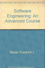 Software Engineering: An Advanced Course (Lecture notes in economics and mathematical systems)