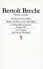 Thtre complet, tome 5