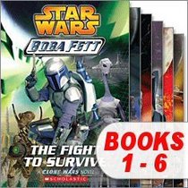 Star Wars Boba Fett Set (6 Books) (#1 The Fight to Survive; #2 Crossfire; #3 Maze of Deception; #4 Hunted; #5 A New Threat; #6 Pursuit)