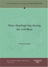 State thanksgiving during the rebellion