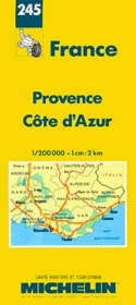 Michelin Provence/Cote d'Azur, France Map No. 245 (Michelin Maps & Atlases)