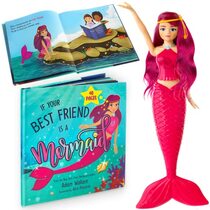 If Your Best Friend Is a Mermaid, Mermaid, Mermaid Book, Mermaid Books for Kids by Adam Wallace, Mermaid Hardcover Book