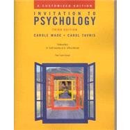 Invitation to Psychology: A Cutomized Edition
