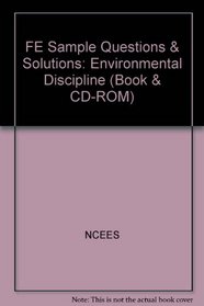 FE Sample Questions & Solutions: Environmental Discipline (Book & CD-ROM)