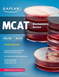 MCAT Biochemistry Review: Online + Book (Kaplan Test Prep)