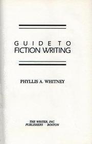 Guide to Fiction Writing