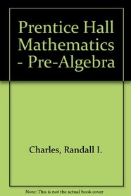 Prentice Hall Mathematics - Pre-Algebra