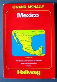Rand McNally Hallwag International Road Map: Mexico