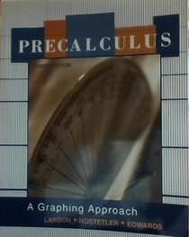 Pre-calculus, Custom Publication: A Graphing Approach