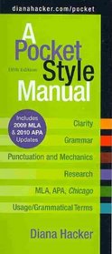 Pocket Style Manual 5e with 2009 MLA and 2010 APA Updates & MLA Quick Reference Card & APA Quick Reference Card