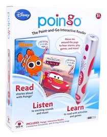 Poingo Interactive Reader with Cars and Finding Nemo Storybooks