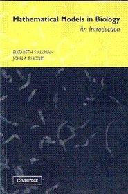 Mathematical Models in Biology South Asia Edition: An Introduction
