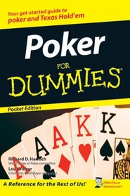 Poker For Dummies Pocket Edition 2008