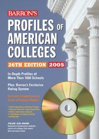 Barron's Profiles of American Colleges 2005 (Barron's Profiles of American Colleges)
