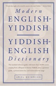 Modern English-Yiddish Dictionary