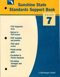 Sunshine State Standards Support Book Grade 8 (McDougal Littell Middle School Math)