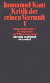 Werkausgabe, Bd.3-4, Kritik der reinen Vernunft, 2 Bde.