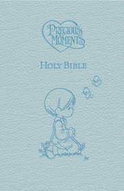 Precious Moments Holy Bible - Blue Edition