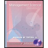 Introduction to Management Science - Textbook Only