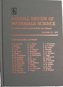 Annual Review of Materials Science: Keynote Topic : Electronic Materials 1995 (Annual Review of Materials Research)