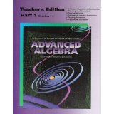UCSMP Advanced Algebra Teacher's Edition, Part 1 (Chapters 1-6) (University of Chicago School Mathematics Project)