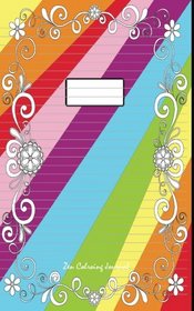 Zen Coloring Journal (fun and funky): Therapeutic journal for writing, journaling, and note-taking with coloring designs for inner peace, calm, and ... and stress-relief while writing.) (Volume 42)