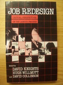Job Redesign: Critical Perspectives on the Labour Process