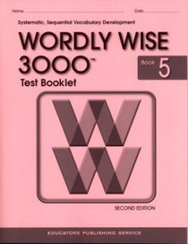Wordly Wise 3000 Grade 5 Single Test - 2nd Edition